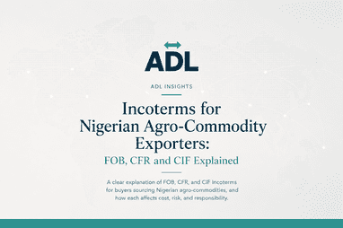 Incoterms for Nigerian Agro-Commodity Exporters